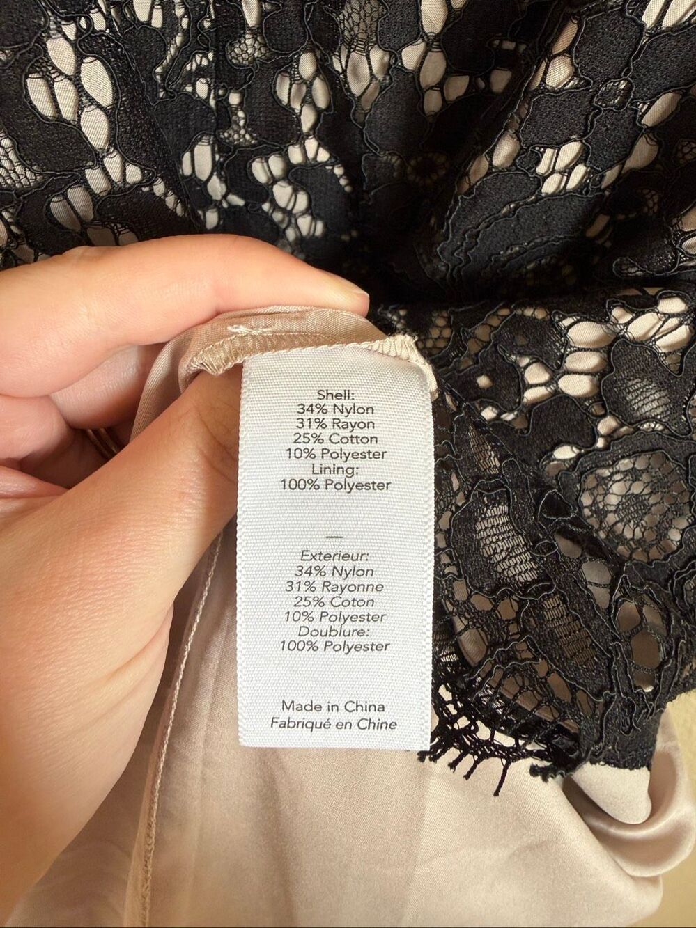 Likely Black Lace Overlay Dress - Picture 5 of 5
